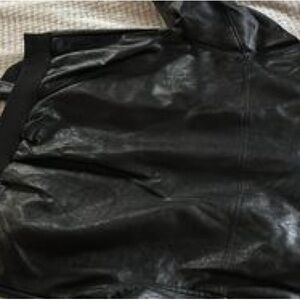 Faux Leather, bomber jacket
